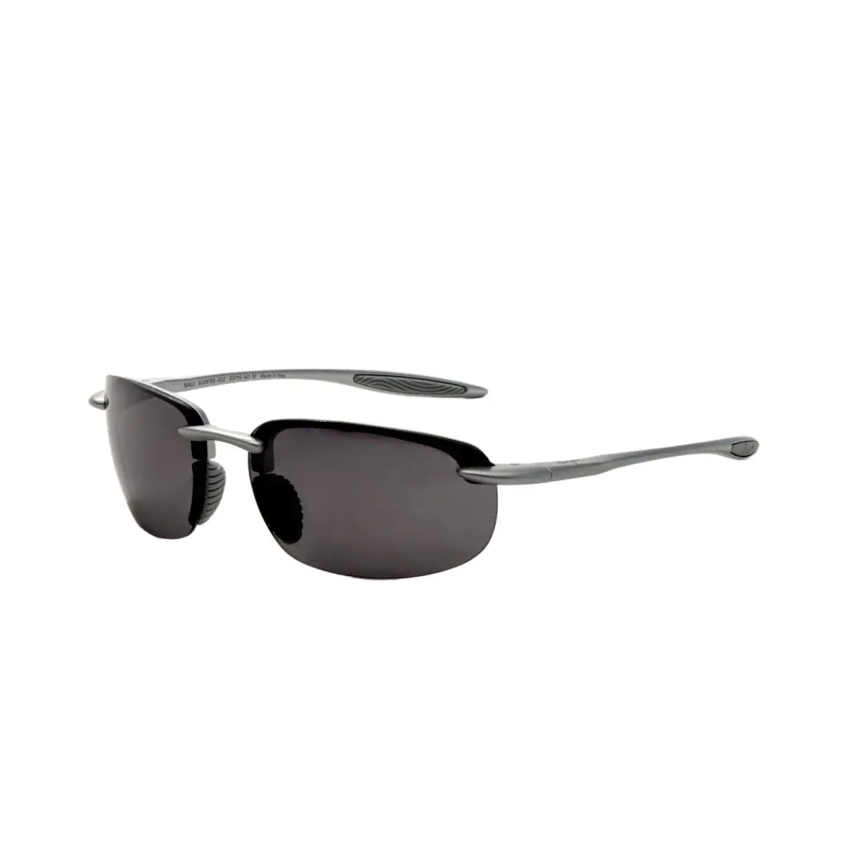 Maui Jim Men`s Hookipa Ultra 63mm Silver Polarized Sunglasses 676-17