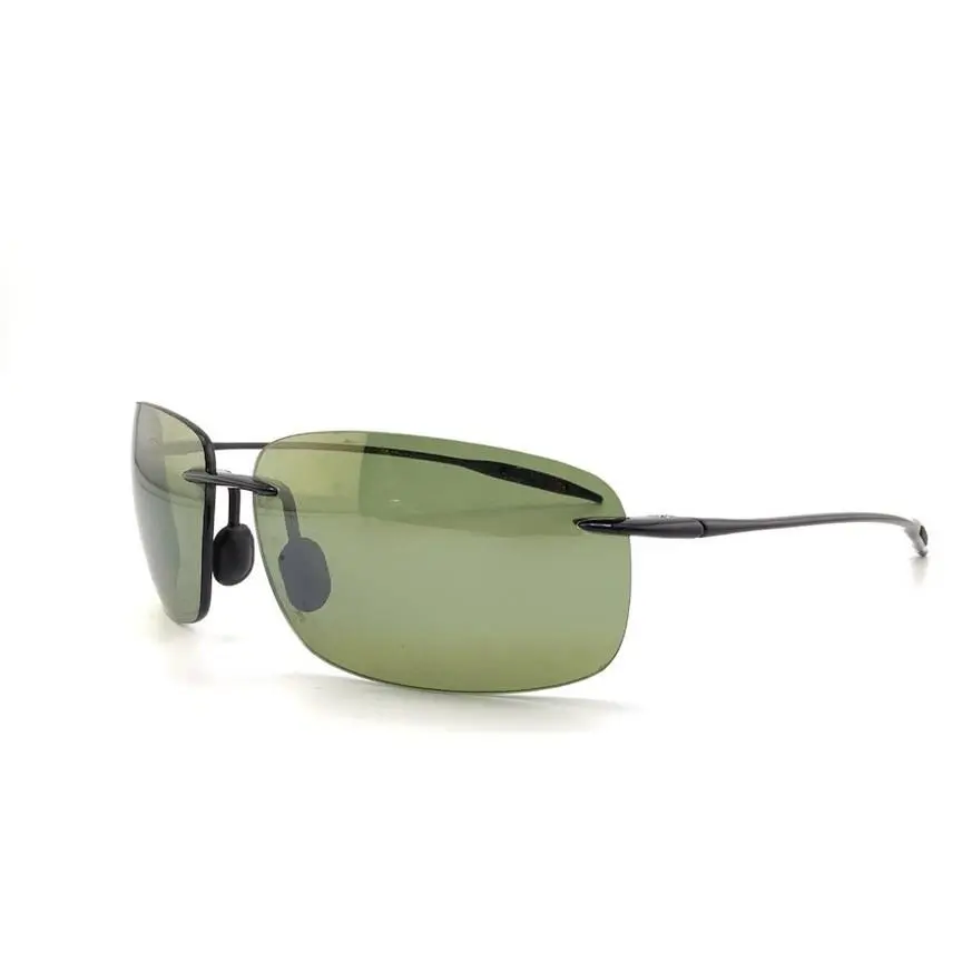 Maui Jim Unisex Rectangle Sunglasses Maui Jim-422 220 Black/gray 63mm