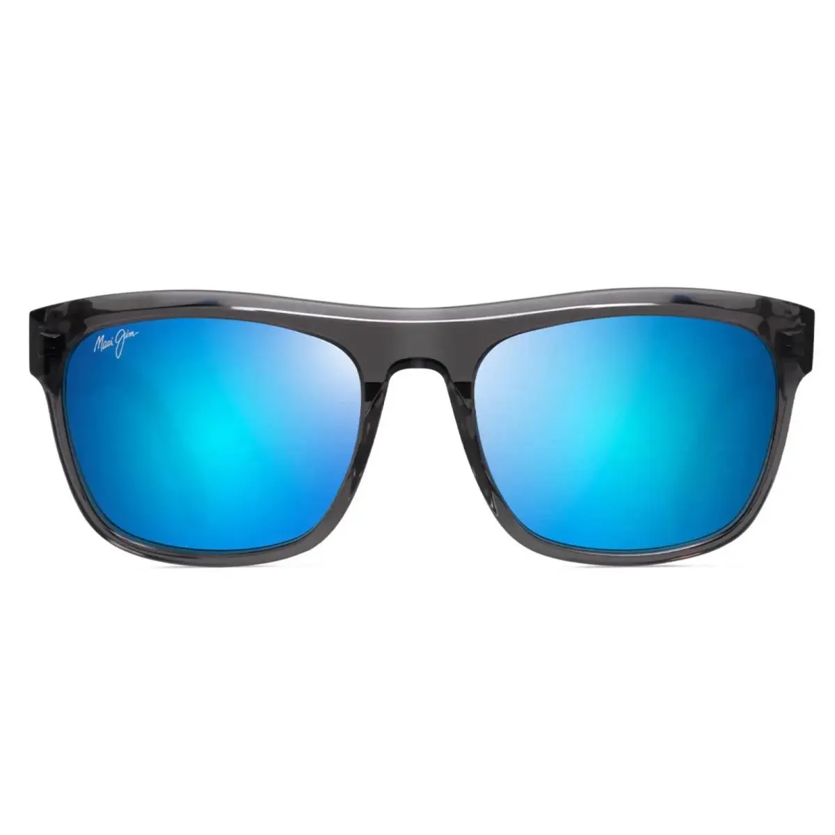 Maui Jim Men`s S-turns MJ872-12 Black / Blue Tinted Sunglasses