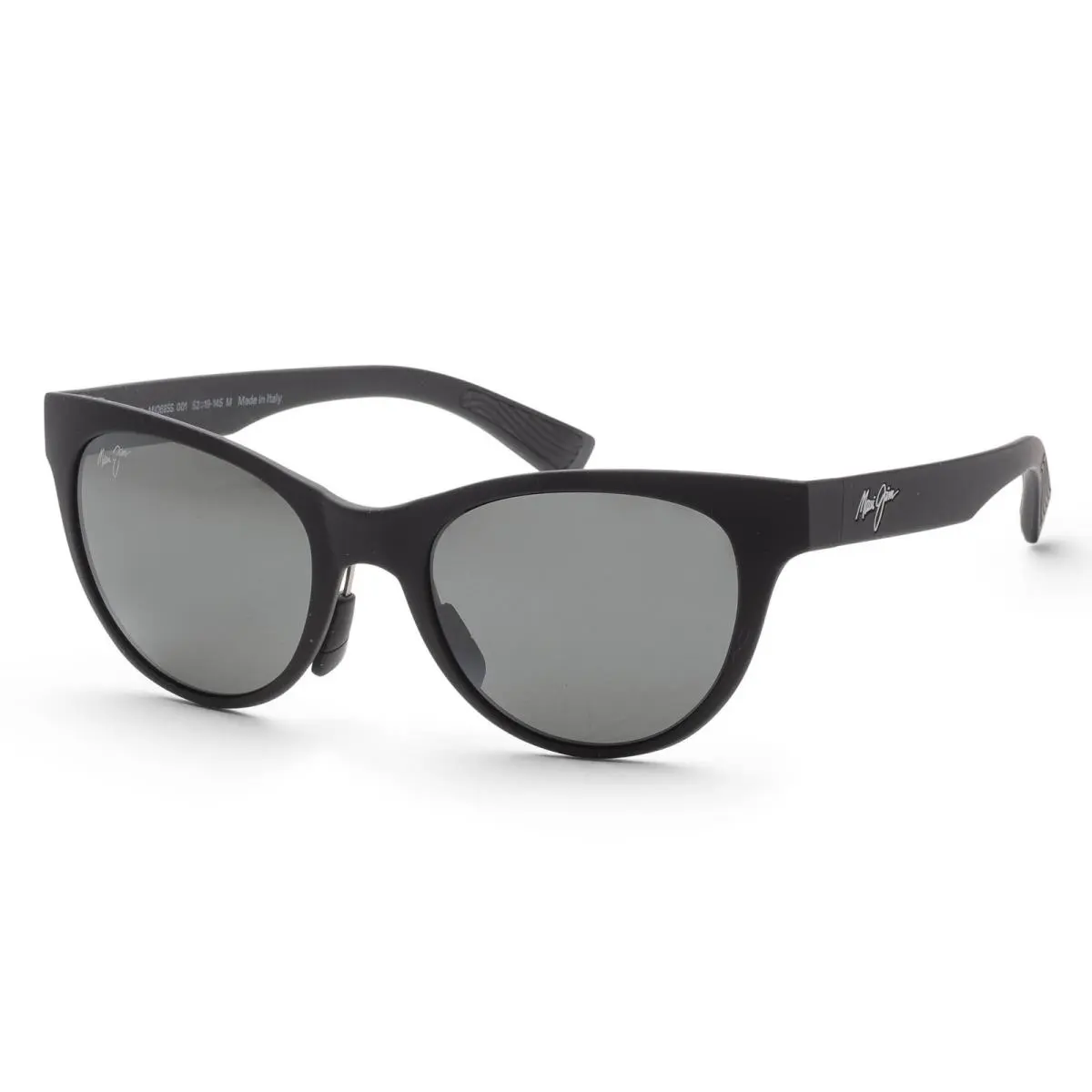 Maui Jim Women`s Hulahe 52mm Matte Black Polarized Sunglasses 685-02