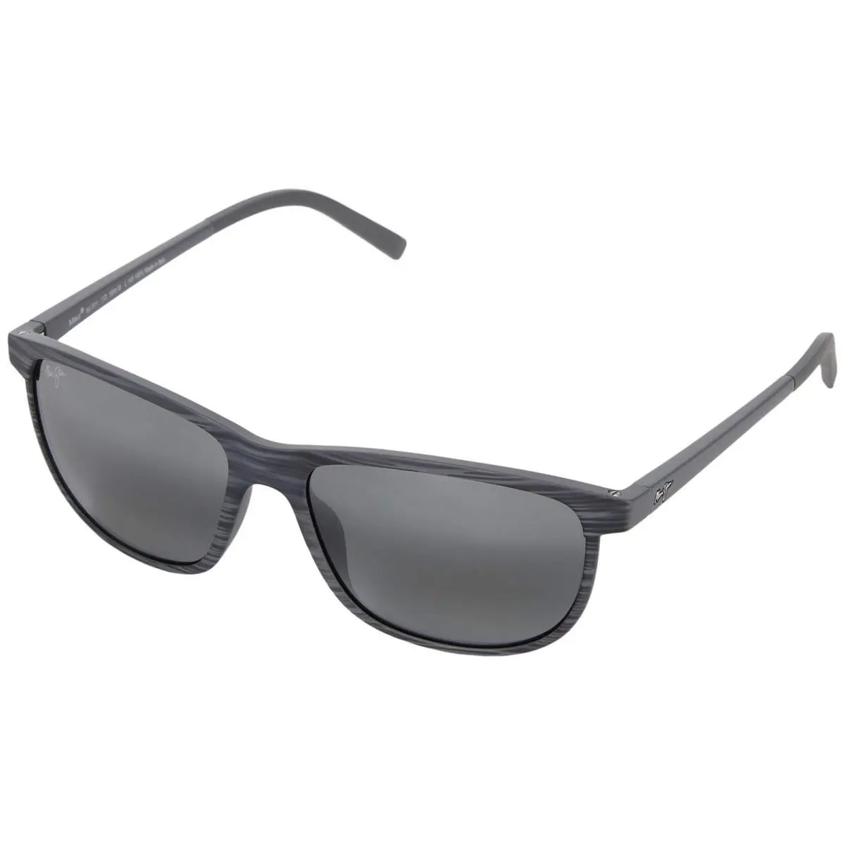 Lele Kawa 811 Polarized Square Sunglasses Grey Stripe by Maui Jim