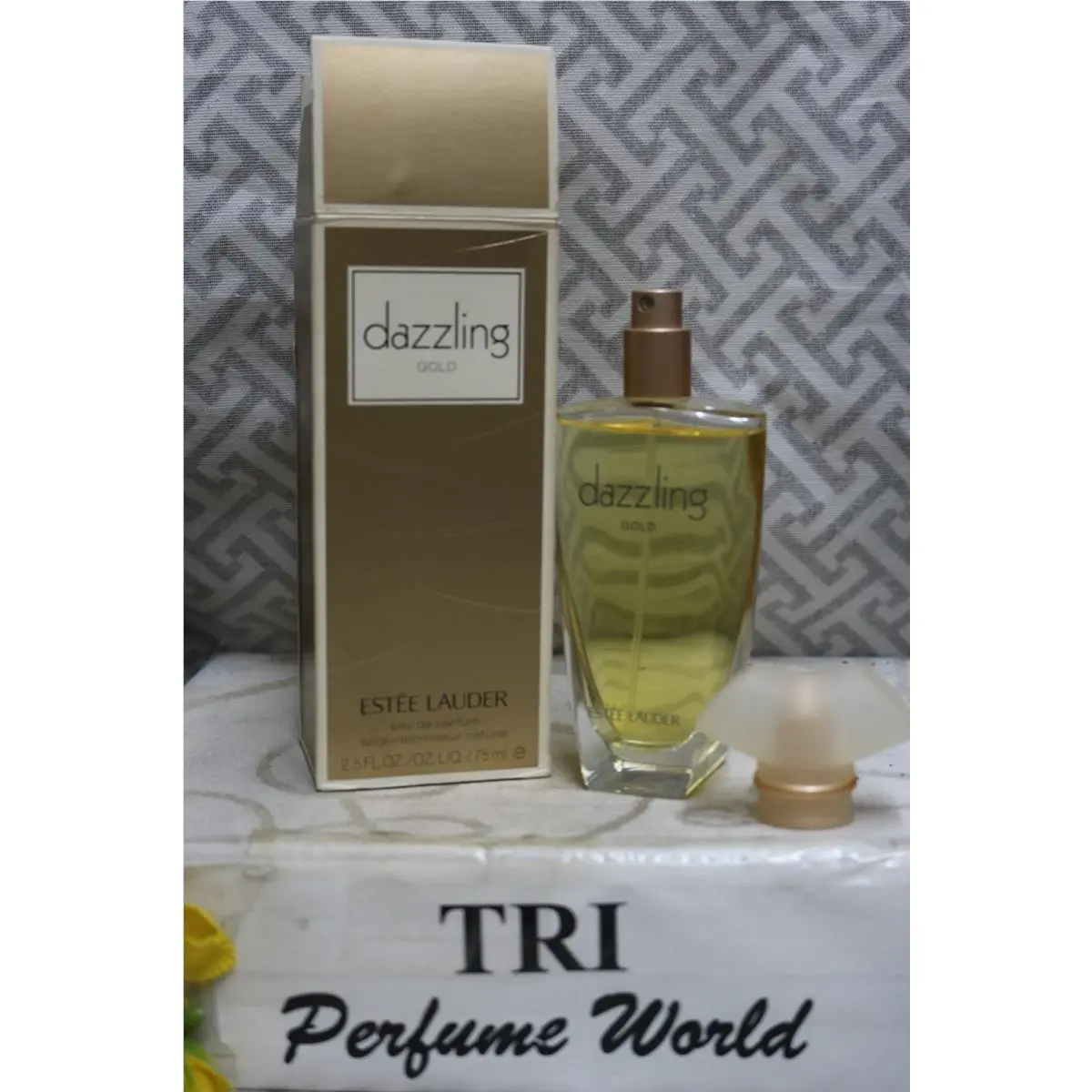 Dazzling Gold Estee Lauder Eau de Parfum Spray Women 2.5 Fl. Oz. Rare