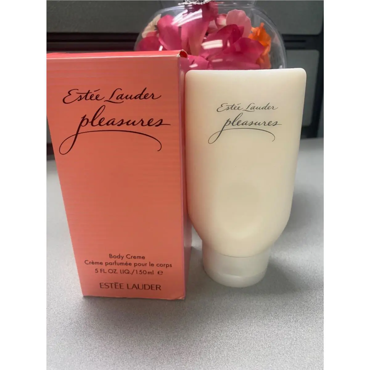 Estee Lauder Pleasures Perfume Body Creme Cream 5oz/ 150m