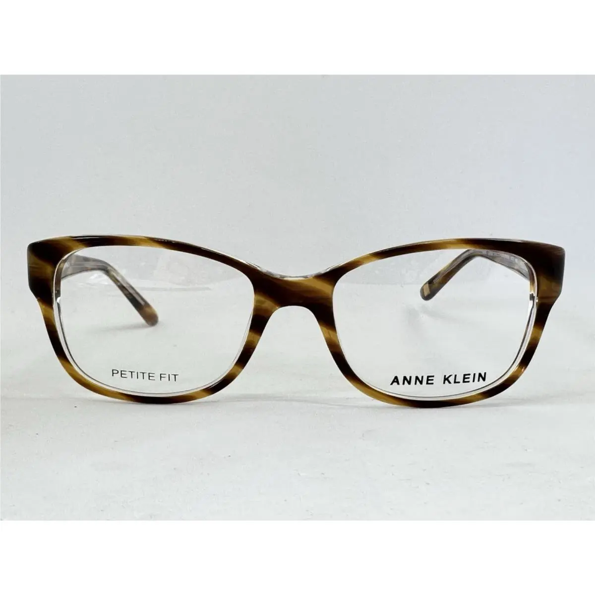 Anne Klein AK5005 236 Butterscotch Horn Crystal 49.17.130 Petite Fit Frames