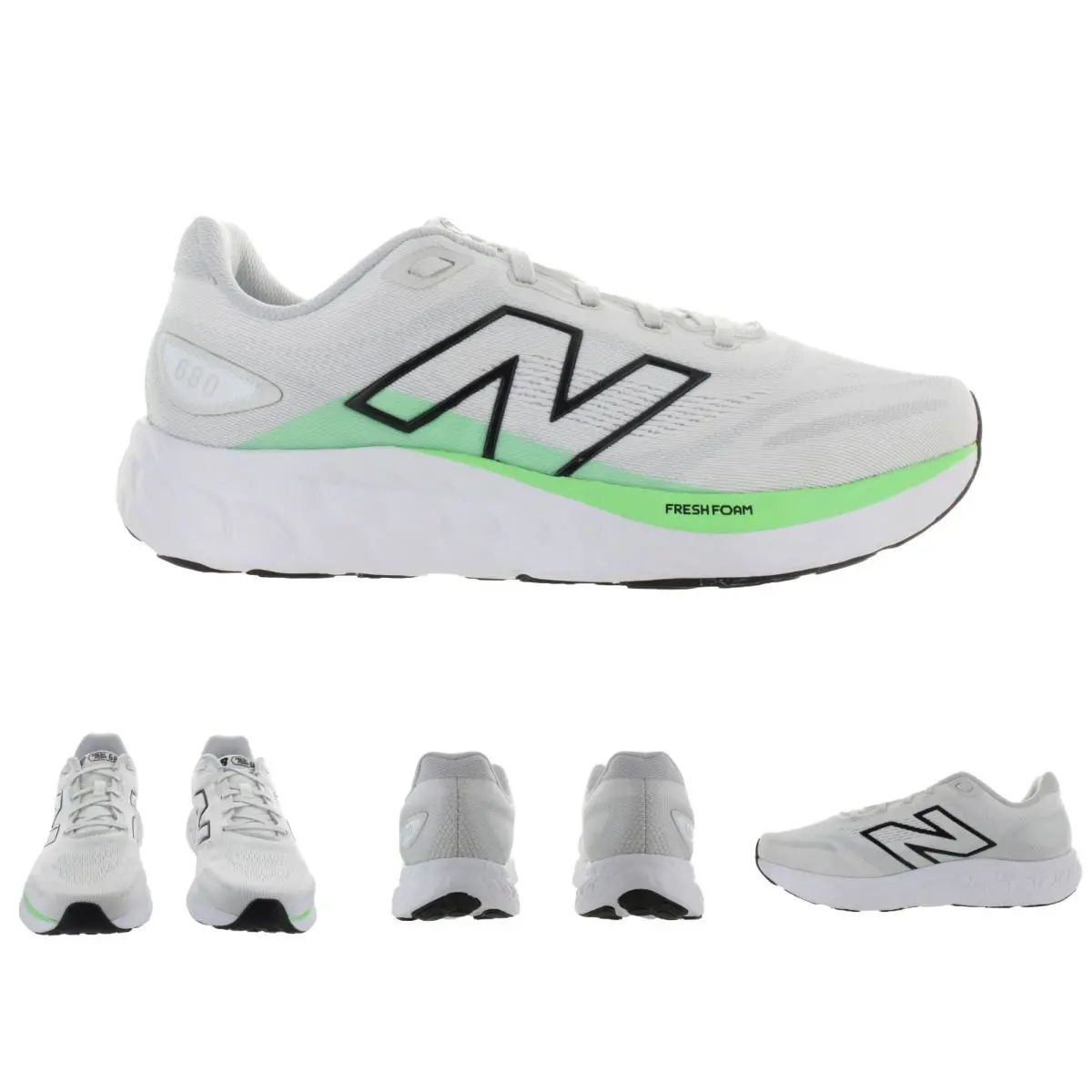 New Balance shoes - New Balance Fresh Foam 680V8 - M680RH8 - Grey Matter, Electric Jade, Reflection 1