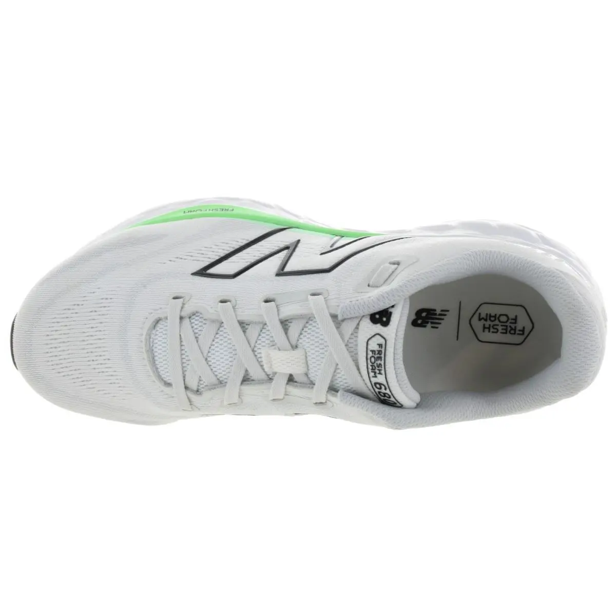 New Balance shoes - New Balance Fresh Foam 680V8 - M680RH8 - Grey Matter, Electric Jade, Reflection 6