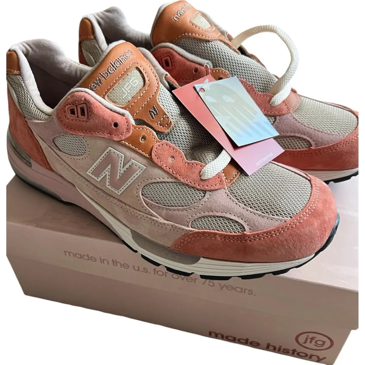 New Balance shoes - New Balance 992 - U992JG1 - Pink, Manufacturer: Rose Smoke/Misty Rose (UPC: 0197967656057) 0