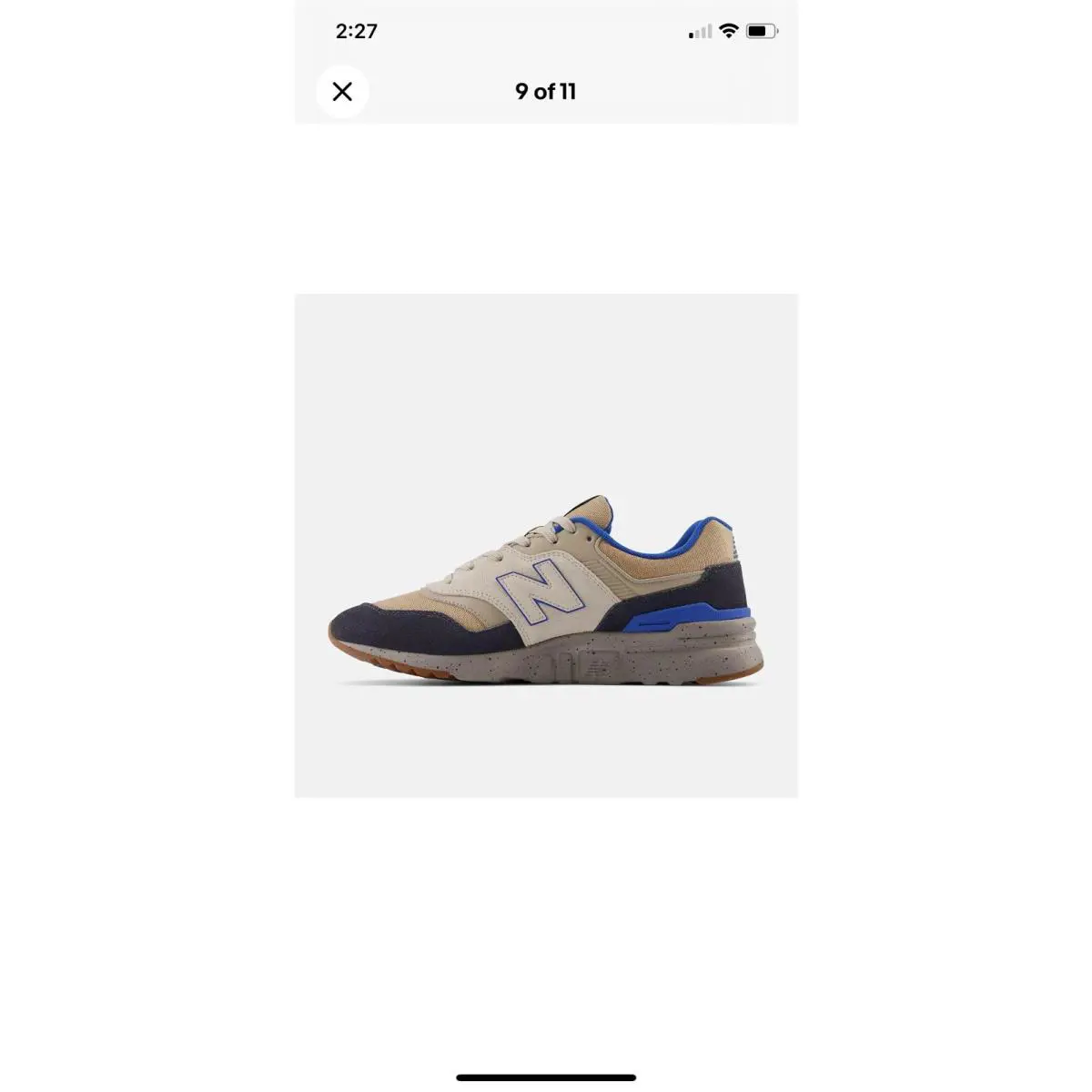 New Balance shoes - New Balance 997H - CM997HTV - Beige/Blue (UPC: 0196307422710) 6