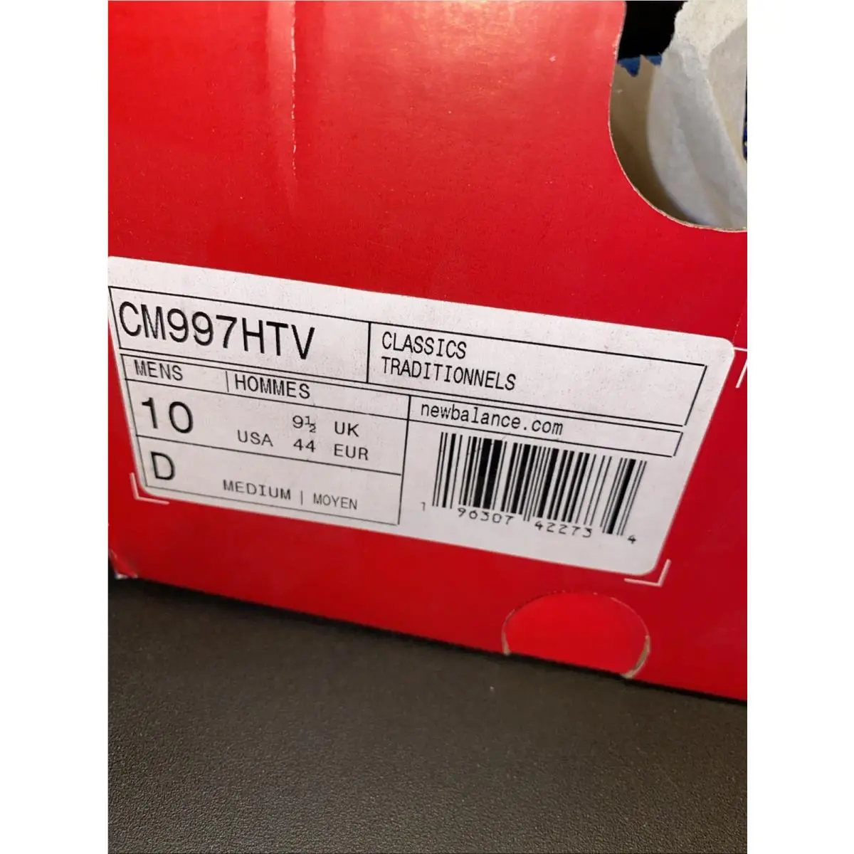 New Balance shoes - New Balance 997H - CM997HTV - Beige/Blue (UPC: 0196307422734) 9