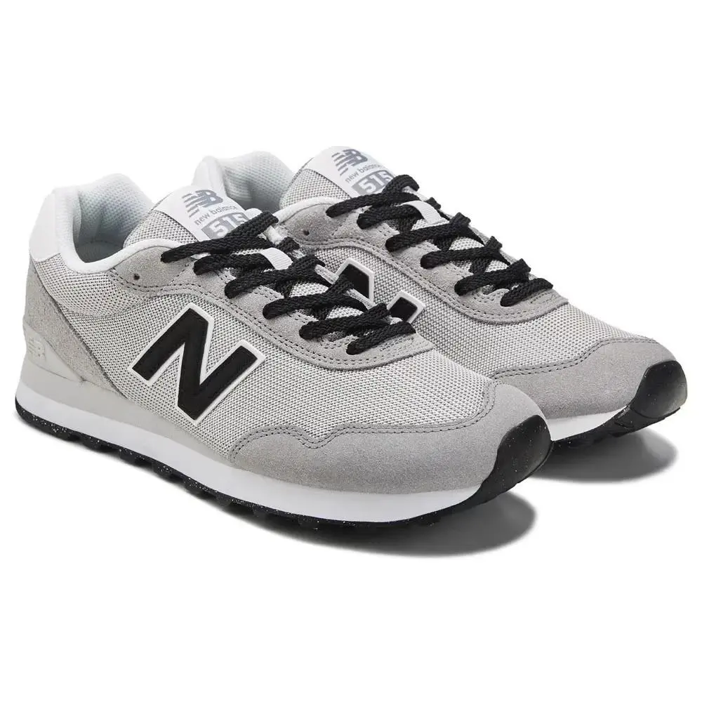 New Balance 515 Classics Retro Shoes Sneakers Grey Black Men`s Size 7.5 ML515AGG