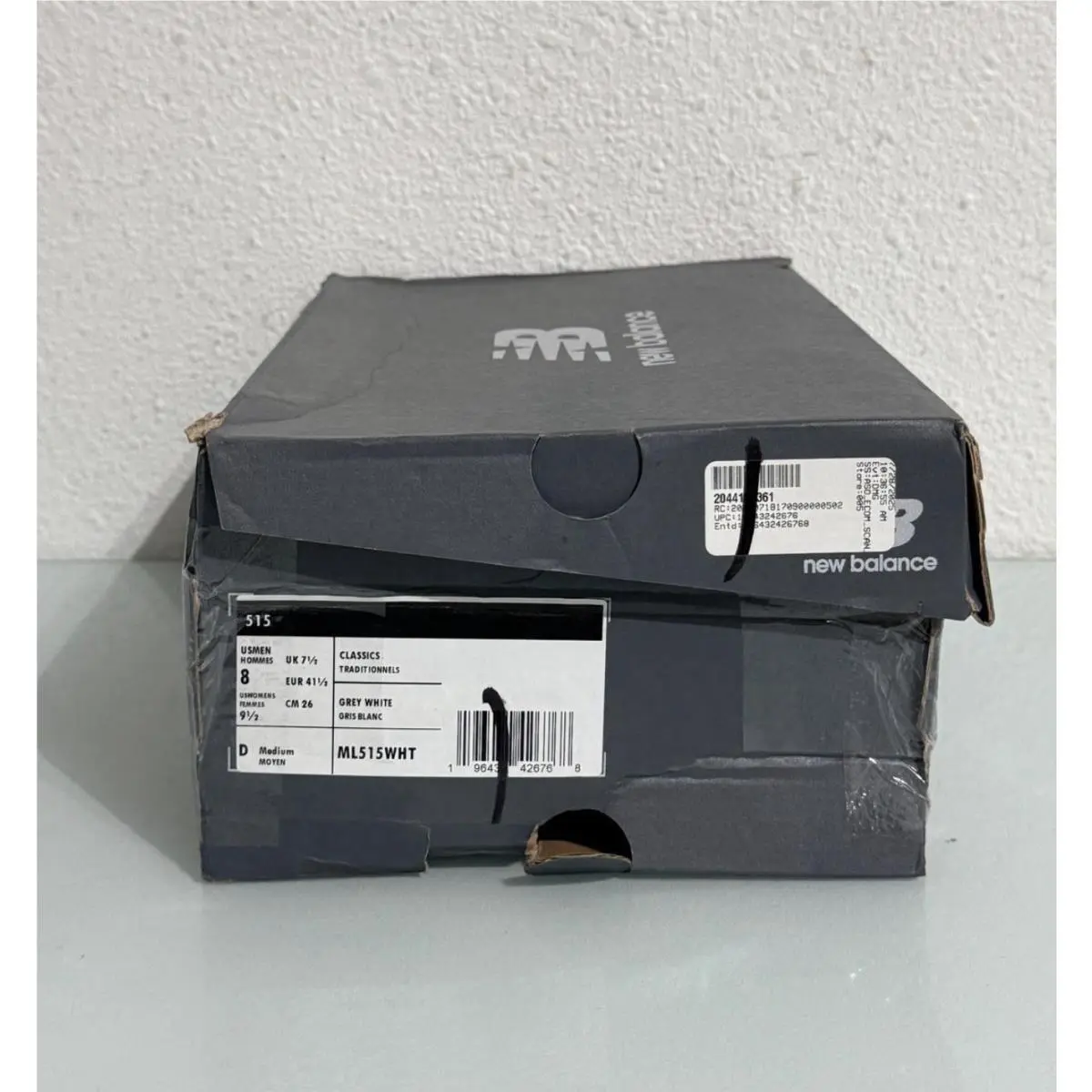 New Balance shoes - New Balance 515 - Black/White Logo 7