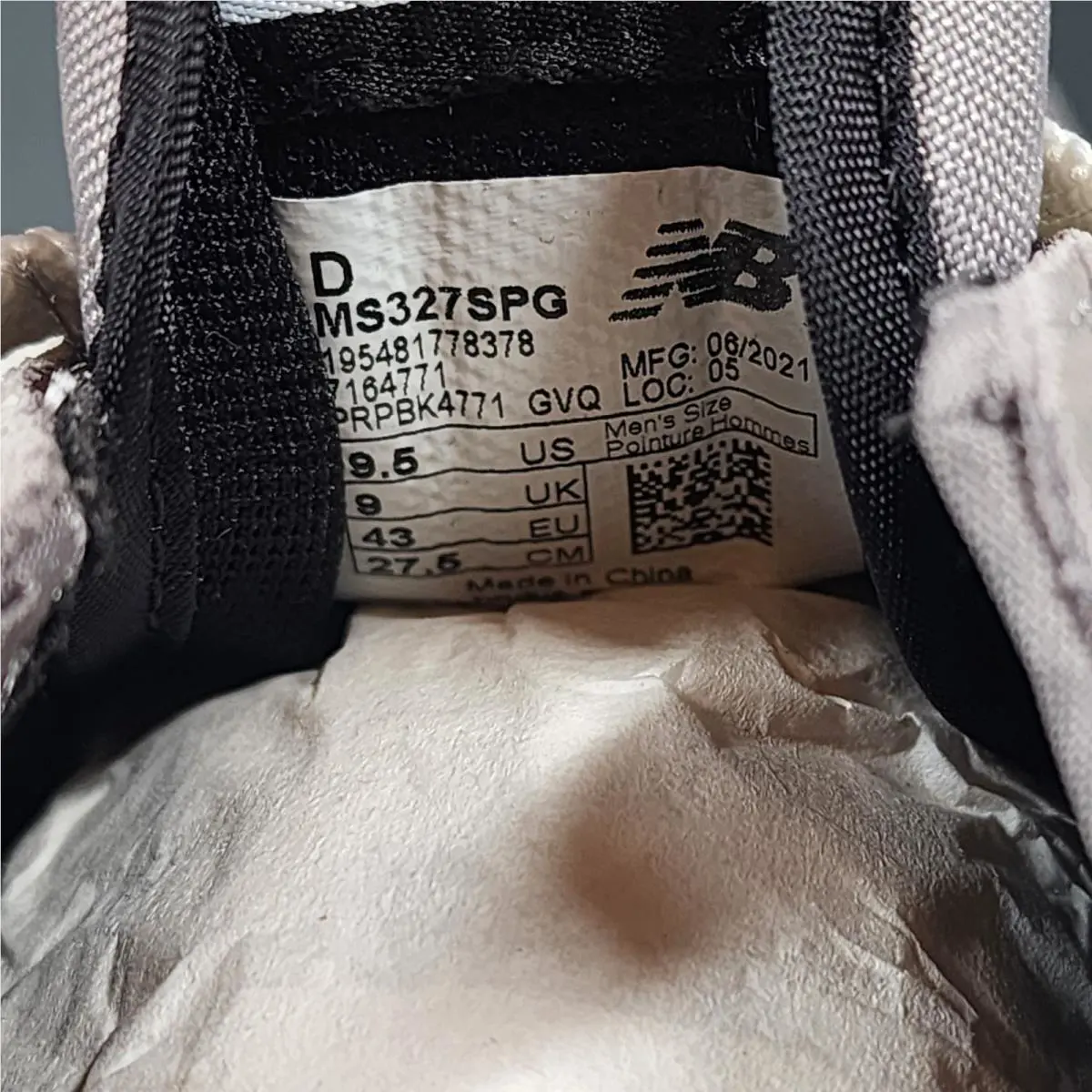 New Balance shoes - New Balance 327 - MS327SPG - Gray 5