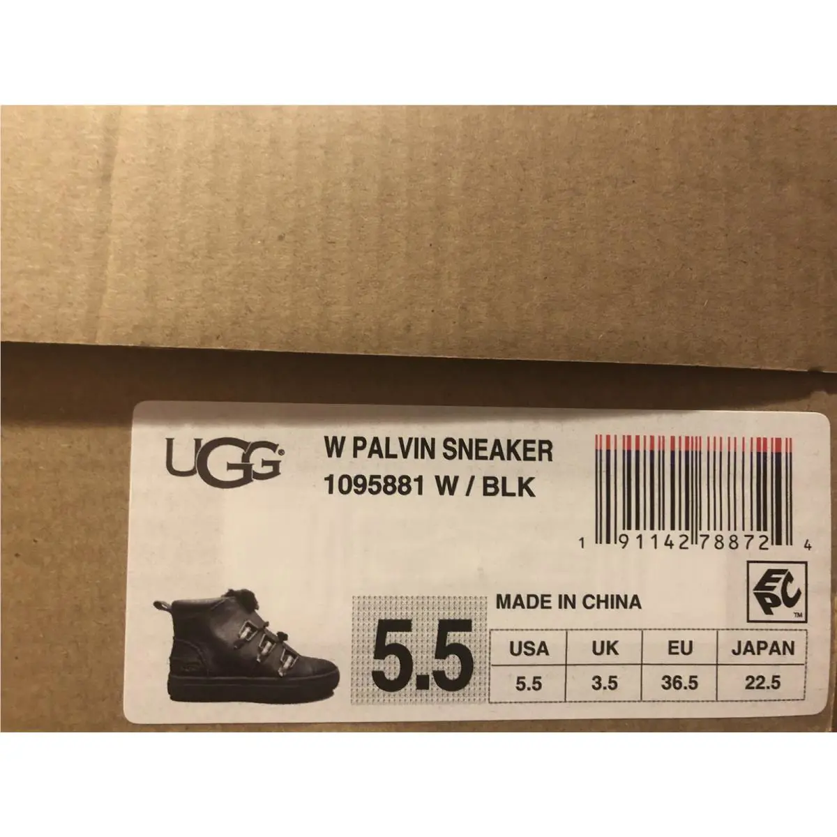 UGG shoes - UGG Palvin - Palvin - Black (UPC: 191142788724) 7