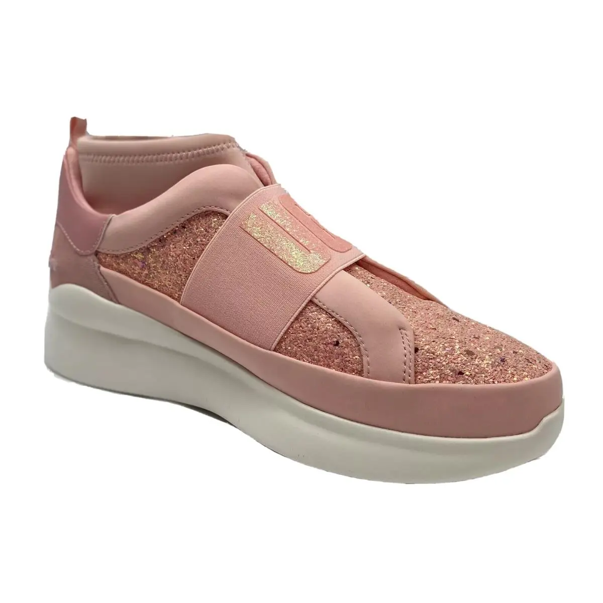 Ugg Women’s Neutra Chunky Glitter Sneaker Pink Multi Size 9.5