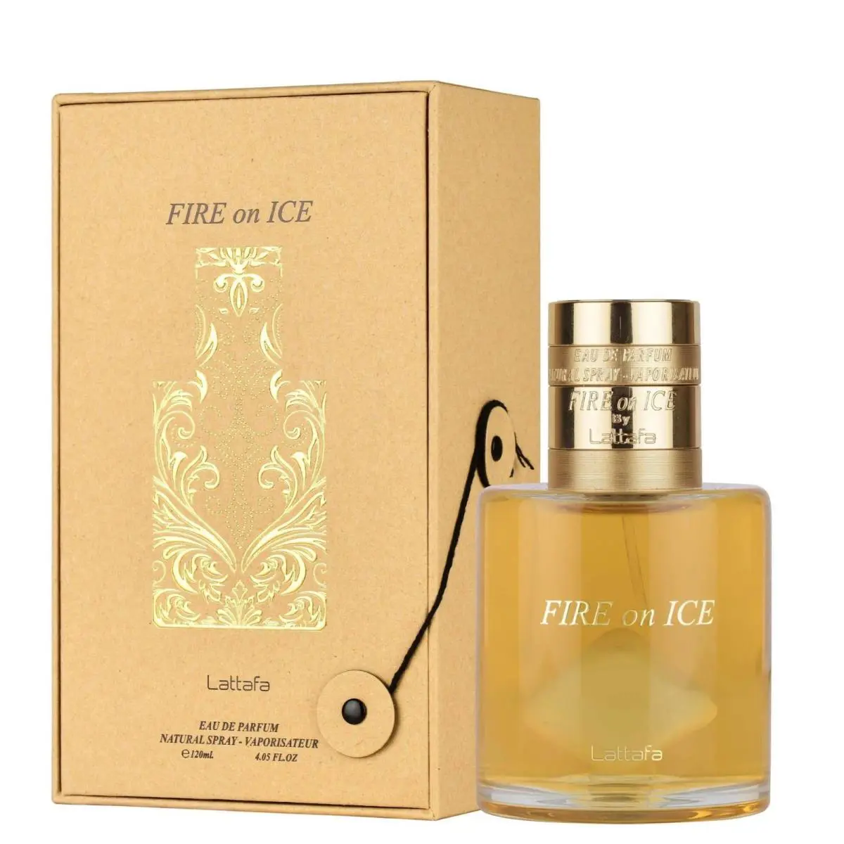 Lattafa Fire On Ice Fruity Spicy Woody Eau de Parfum Fragrance Unisex 100ml