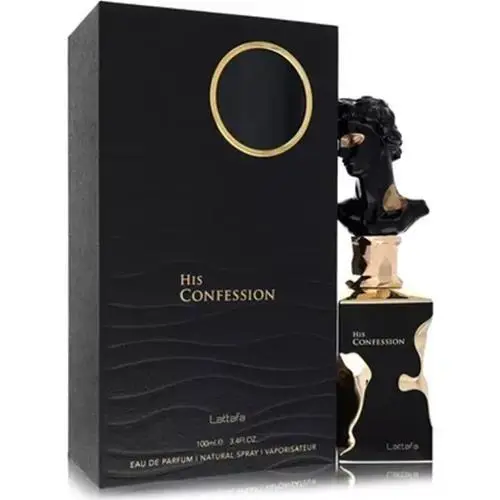 His Confession by Lattafa Eau De Parfum Spray 3.4oz/100ml For Men Sophisticated