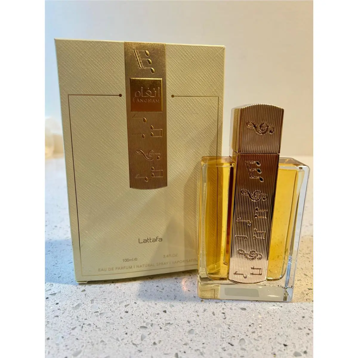 3.4 fl oz - Lattafa Angham Edp Eau De Parfum Spray - Unisex