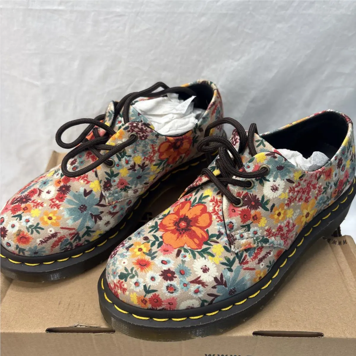 Dr. Martens shoes - Dr. Martens 1461 WANDERLUST Women`s Oxford - Multicolor, Floral 0