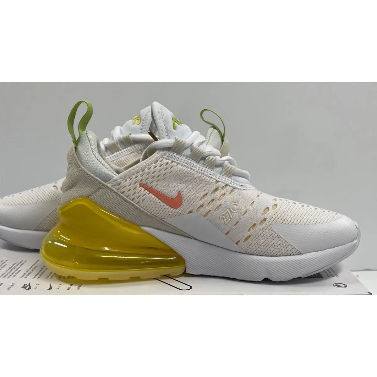 Nike shoes - Nike Air Max 270 - Air Max - DV2184-100 - White Crimson Bliss (UPC: 195870585747) 6