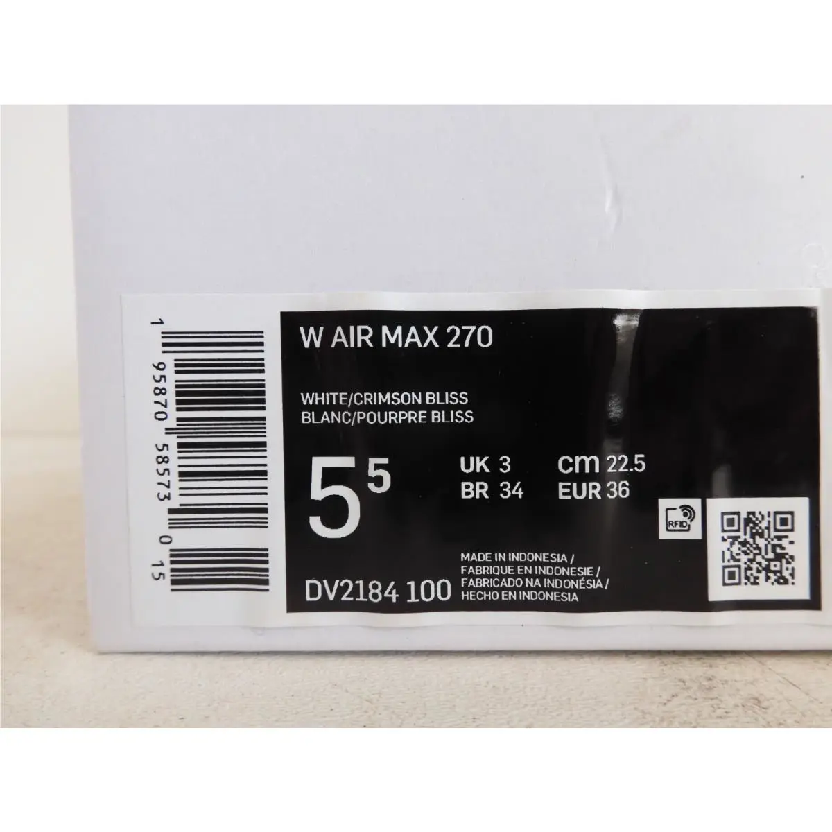 Nike shoes - Nike Air Max 270 - Air Max - DV2184-100 - White (UPC: 195870585730) 3