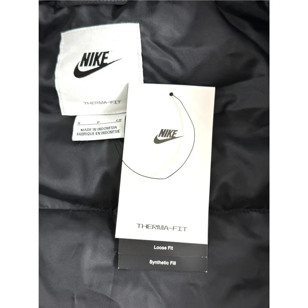 Nike clothing - Nike Sportswear Club Fleece Therma-Fit Parka Jacket - FZ0869-010 - Black (UPC: 197596513110) 10