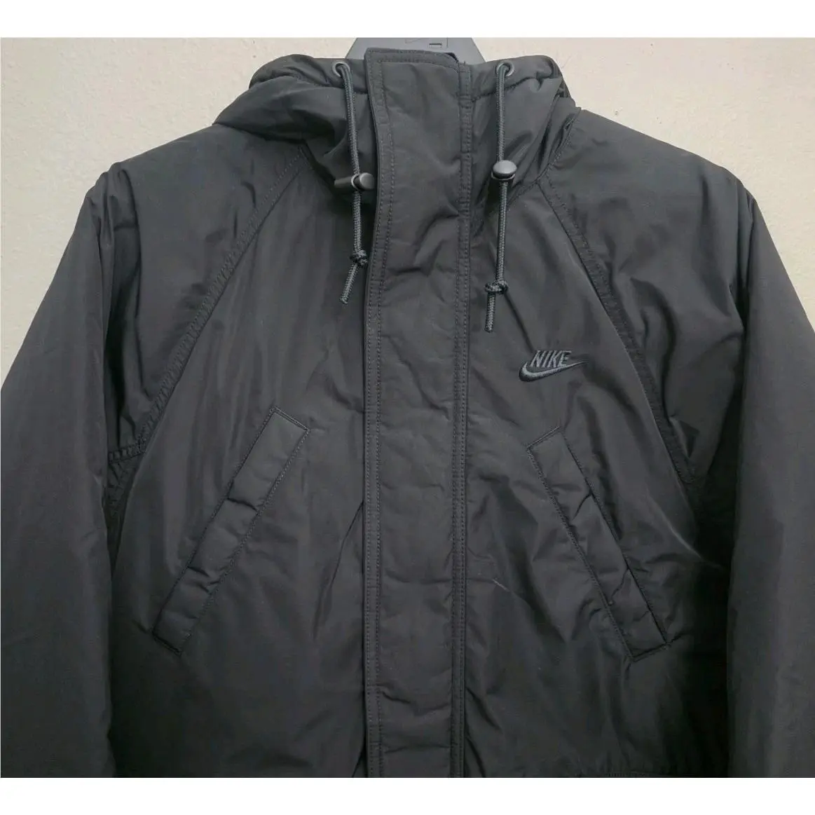 Nike clothing - Nike Sportswear Club Fleece Therma-Fit Parka Jacket - FZ0869-010 - Black (UPC: 197596513110) 0