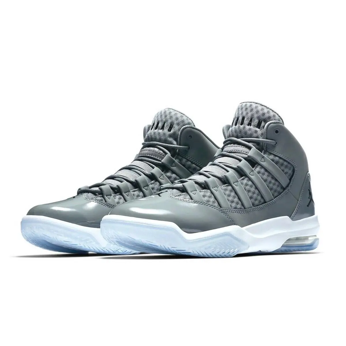 Nike Air Jordan Max Aura Cool Grey Basketball Sneakers Men`s Sz 11.5 AQ9084-010