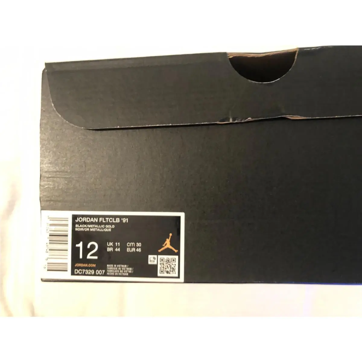 Nike shoes - Air Jordan - Air - DC7329-007 - Black & Gold (UPC: 195243497486) 12