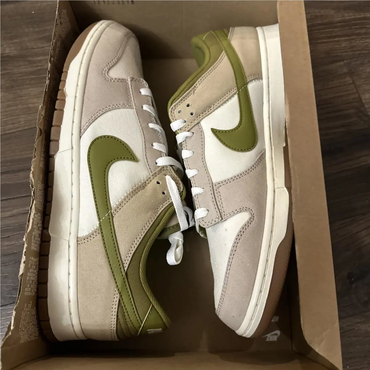 Nike shoes - Nike Dunk Low - Dunk Low - HF4262-133 - Ivory, Manufacturer: Sail/Pacific Moss/Cream/Limestone 6