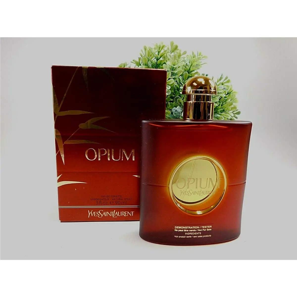 Opium By  3 oz Eau De Toilette Spray Rare Descripti by Yves Saint Laurent