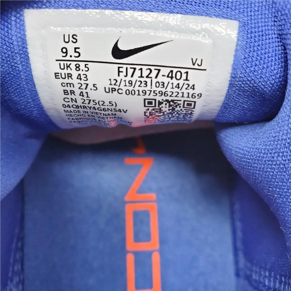 Nike shoes - Nike Free Metcon 6 - Free Metcon - FJ7127-401 - Blue 8