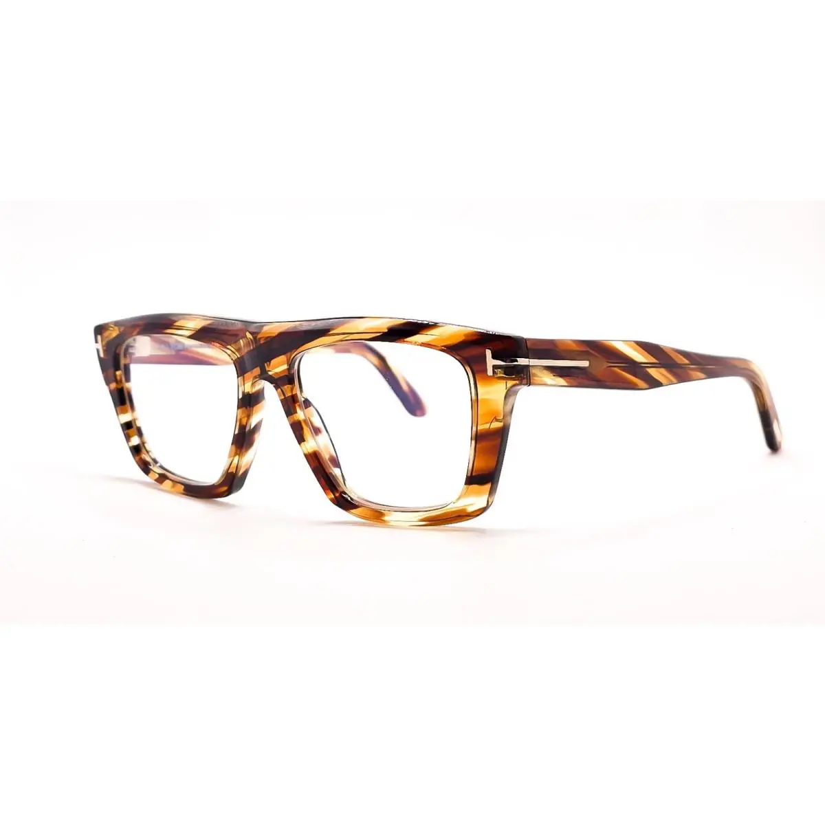 Tom Ford TF 6059-B Eyeglasses 055 Striped Brown 54