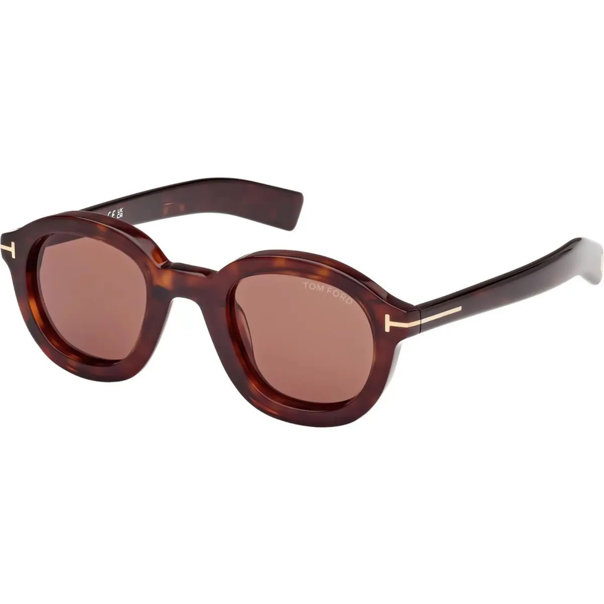 Tom Ford FT 1100 D 52E Raffa Dark Havana / Brown Lens Sunglasses 46mm