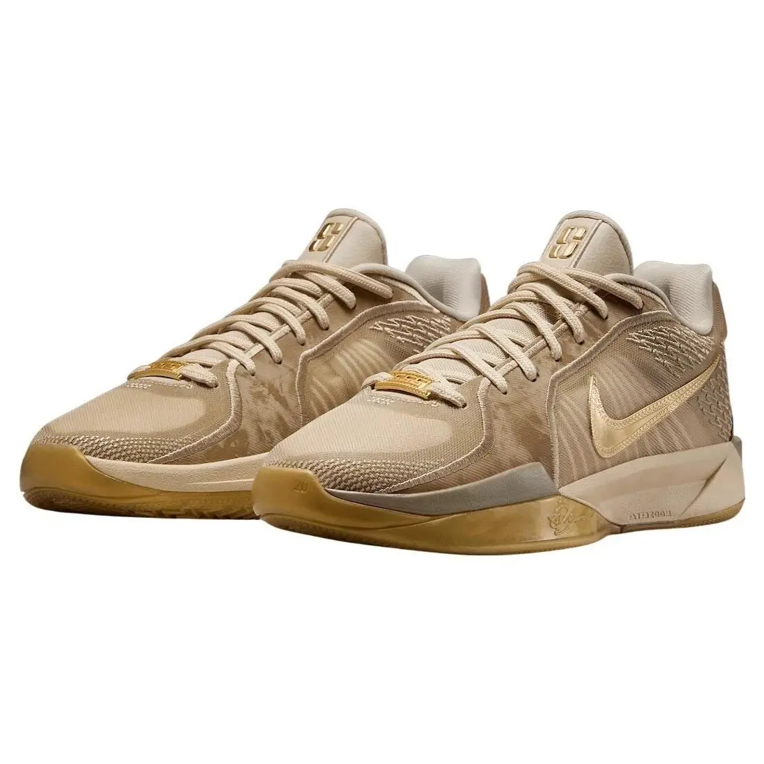 Women’s 7.5 - Nike Sabrina 2 Nrg Metallic Gold Rattan Brown HF1799-200
