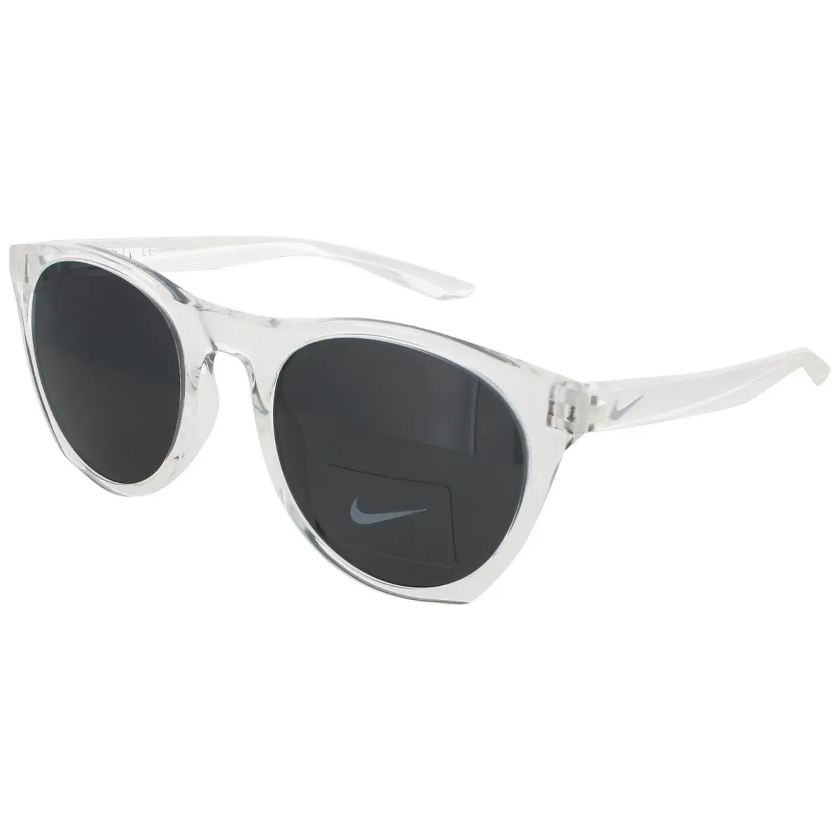 Nike Essential Horizon EV1118 Sunglasses 51mm - Frame: White, Lens: DARK GREY