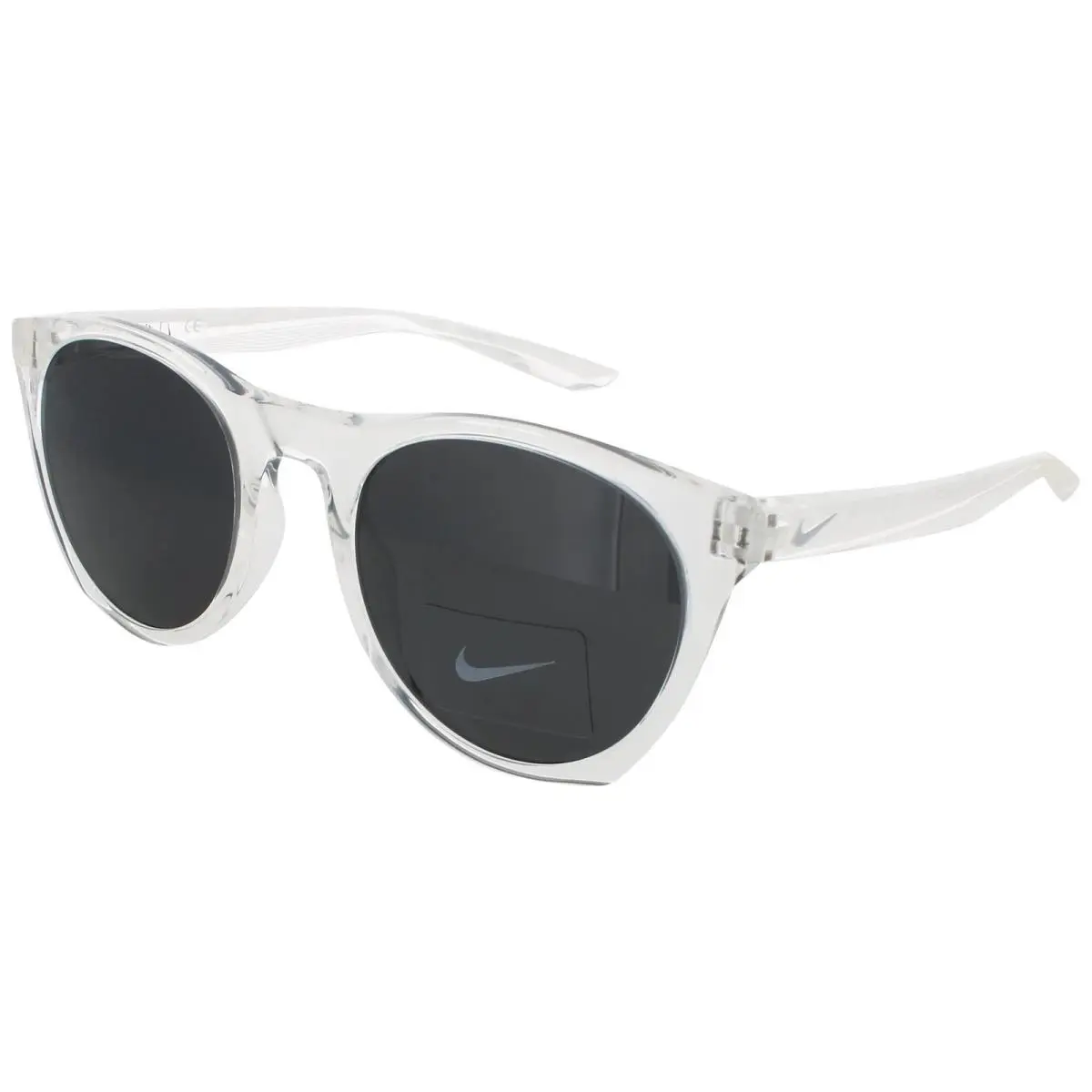 Nike EV1118 910 Clear Essential Horizon Sunglasses with Dark Grey Lenses