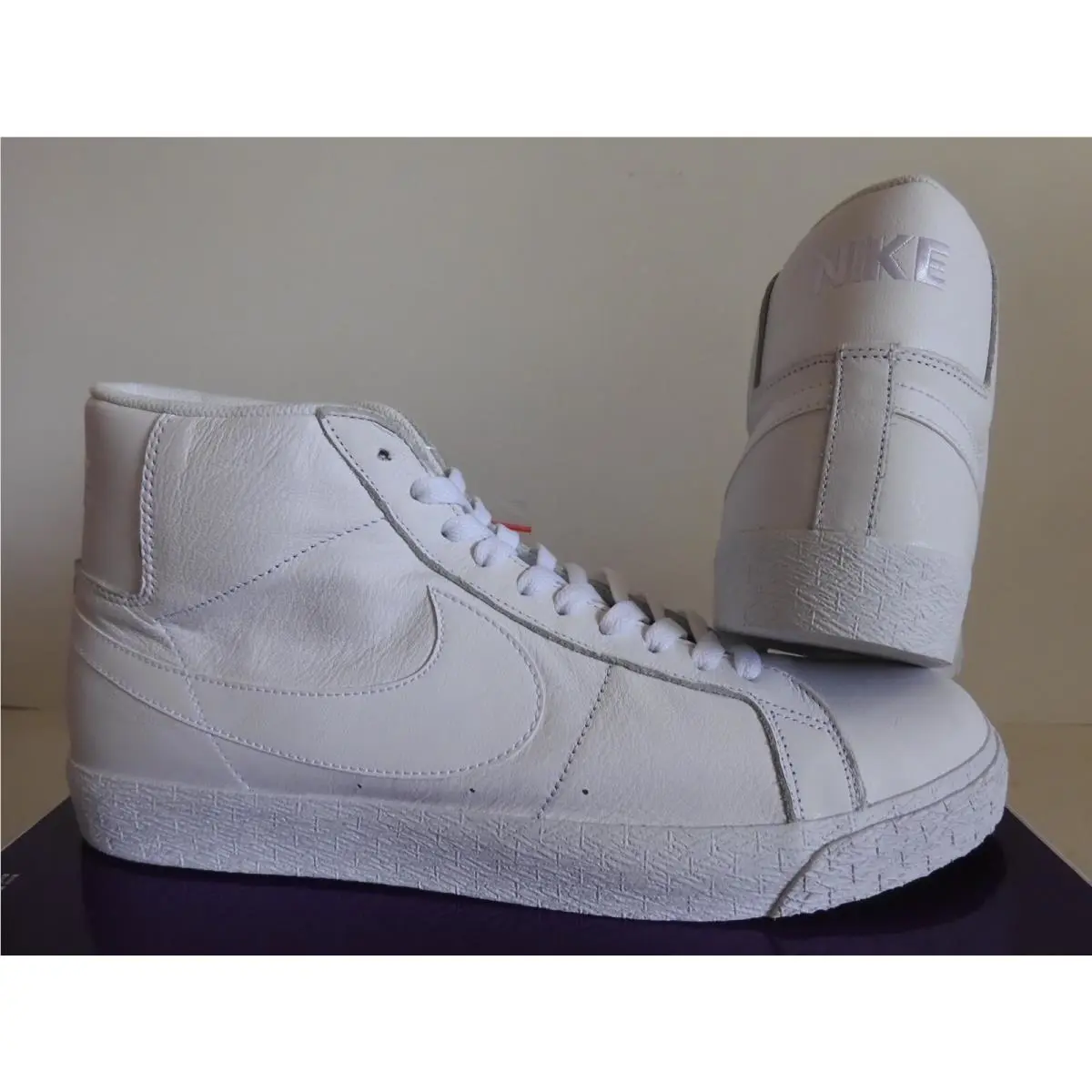 Nike shoes - Nike SB Zoom Blazer Mid - 864349-105 - White (UPC: 194276076637) 0