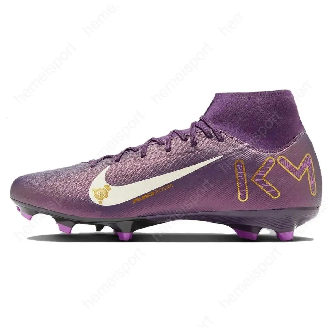 Nike Kylian Mbappe X Zoom Mercurial Superfly 10 Academy Mg Grand Size 10 - Purple