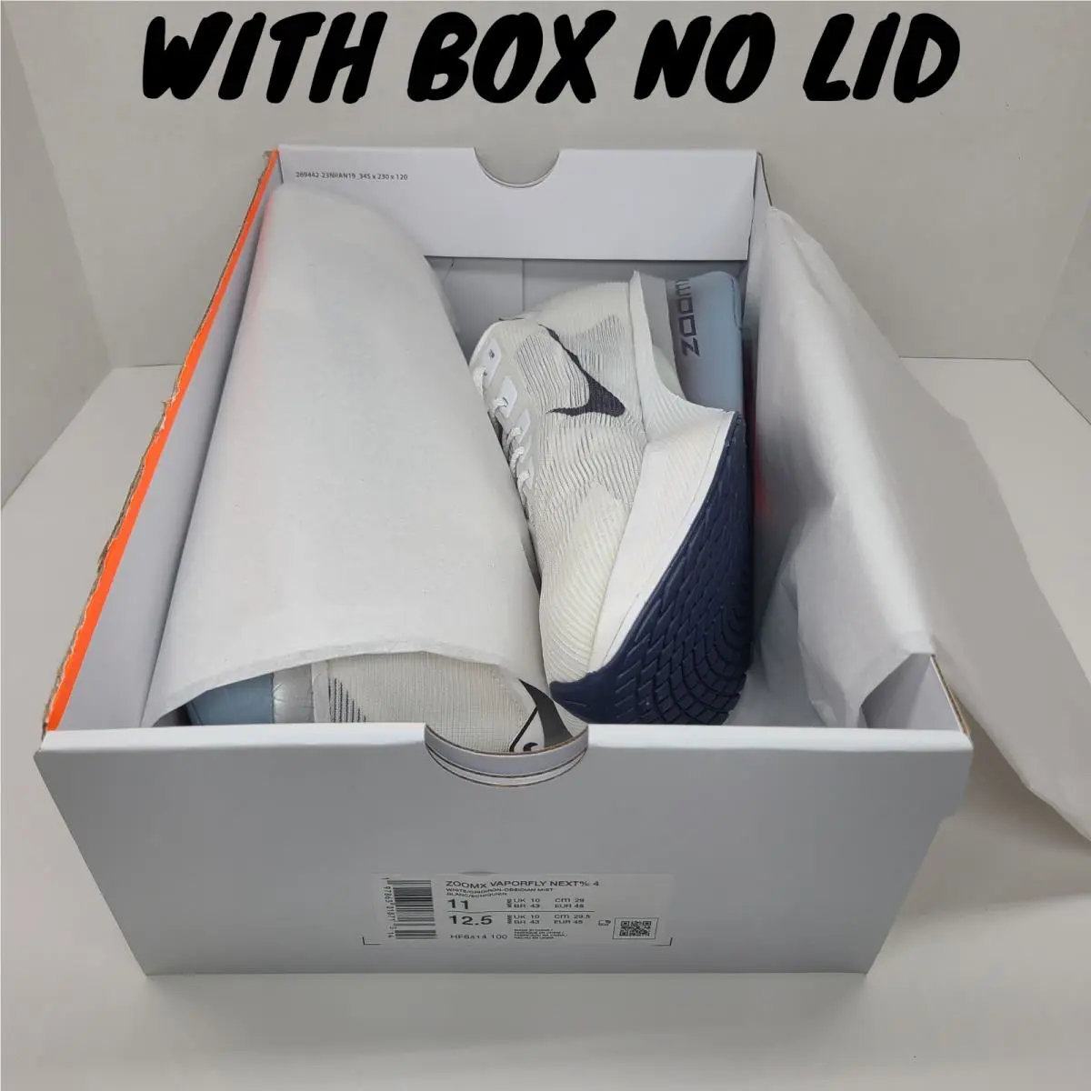 Nike shoes - Nike ZoomX Vaporfly - ZoomX Vaporfly - HF6414-100 - White 0
