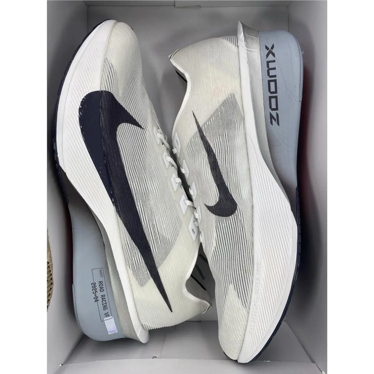 Nike shoes - Nike ZoomX Vaporfly - ZoomX Vaporfly - HF6414 100 - White/Gridiron-Obsidian Twist (UPC: 197863001678) 7