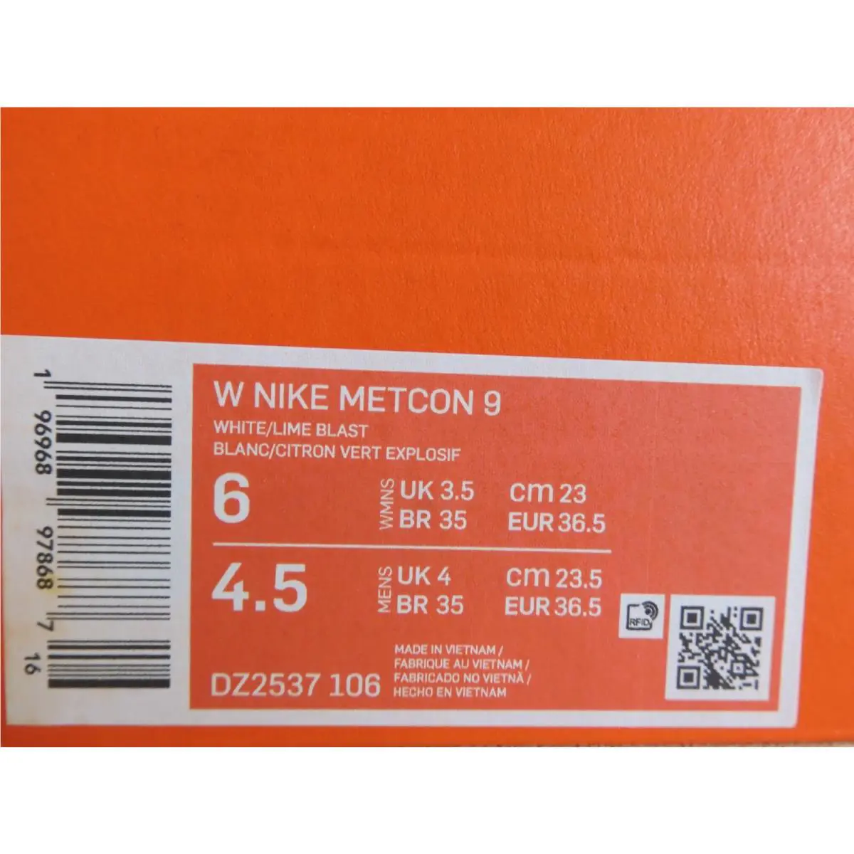 Nike shoes - Nike Metcon 9 - Metcon - DZ2537 106 - White (UPC: 196968978687) 3