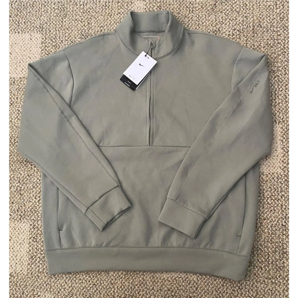 Nike 24.7 Top Shirt Long Sleeve Impossibly Soft 1/2-Zip HQ6953-320 Men`s L