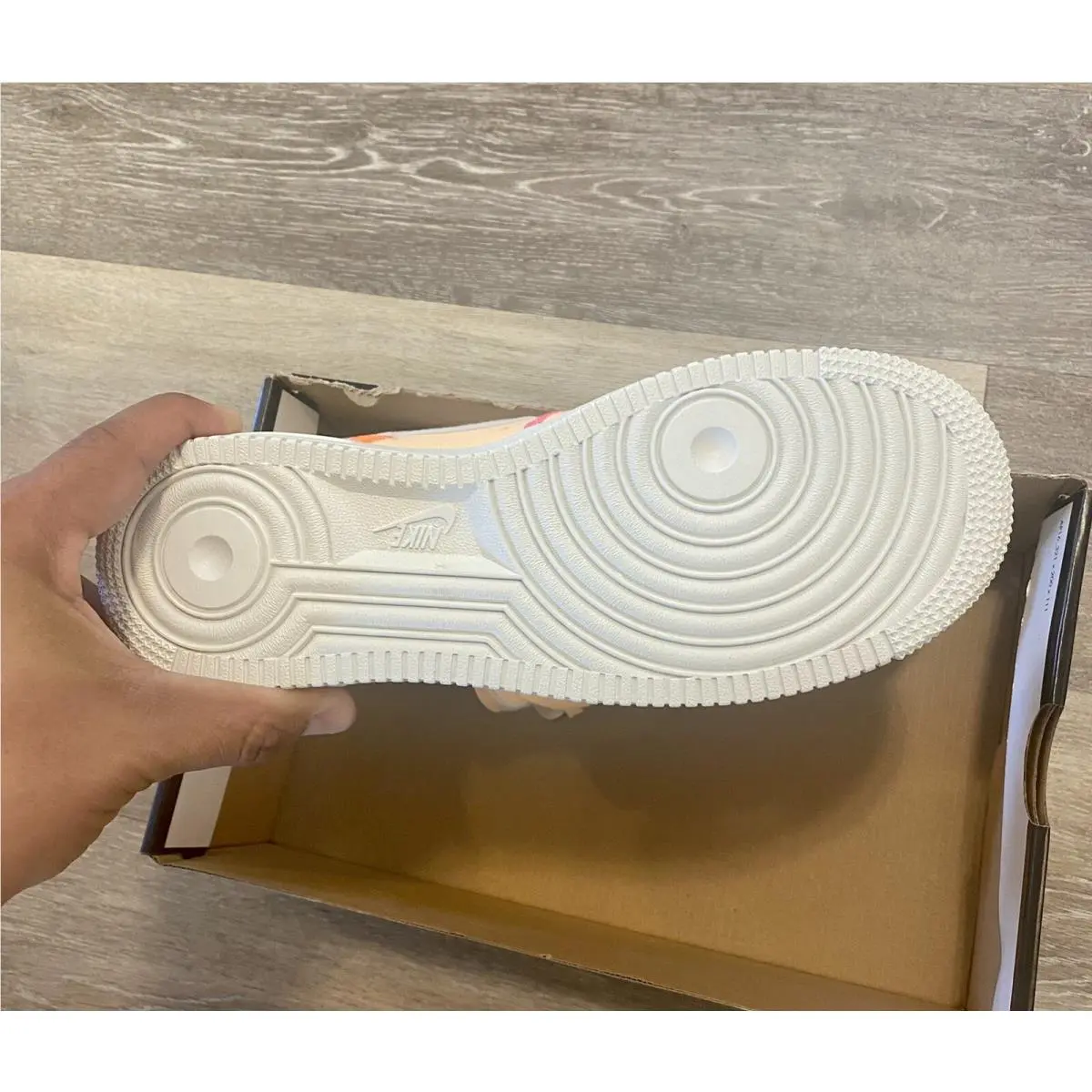 Nike shoes - Nike Air Force 1 `07 LX - CK6572-800 - Melon Tint-Photon Dust (UPC: 194276369326) 9