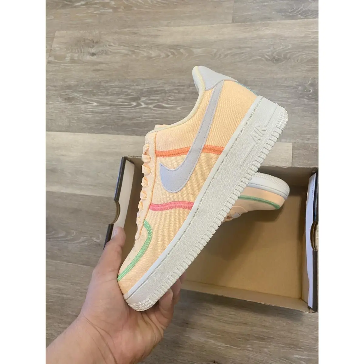 Nike shoes - Nike Air Force 1 `07 LX - CK6572-800 - Melon Tint-Photon Dust (UPC: 194276369326) 3
