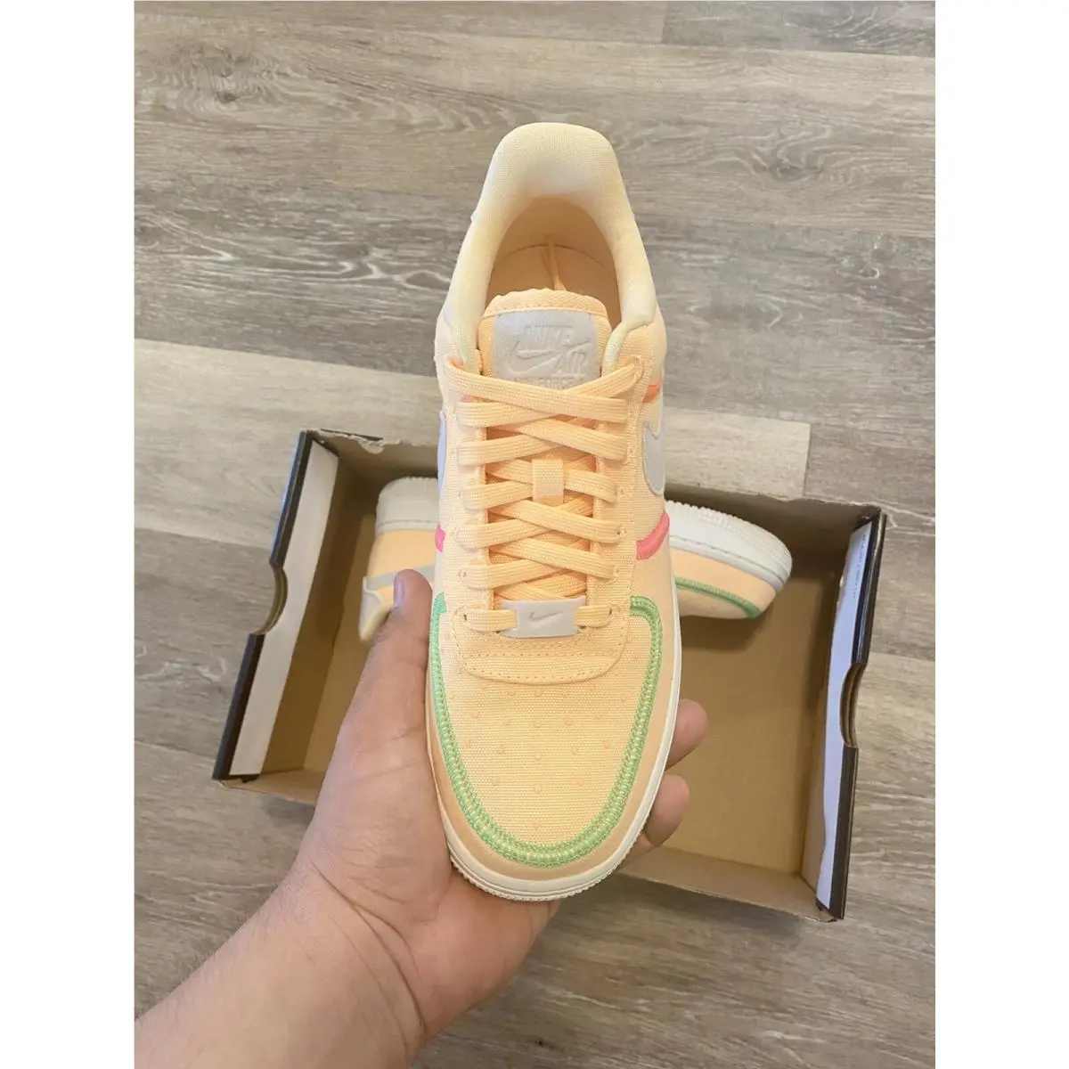 Nike shoes - Nike Air Force 1 `07 LX - CK6572-800 - Melon Tint-Photon Dust (UPC: 194276369326) 4
