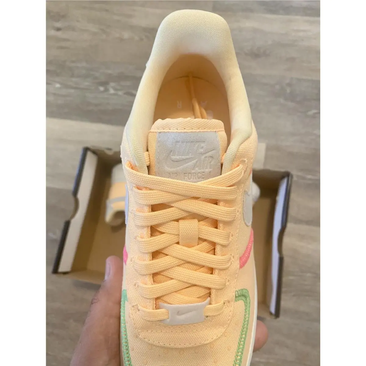 Nike shoes - Nike Air Force 1 `07 LX - CK6572-800 - Melon Tint-Photon Dust (UPC: 194276369326) 6