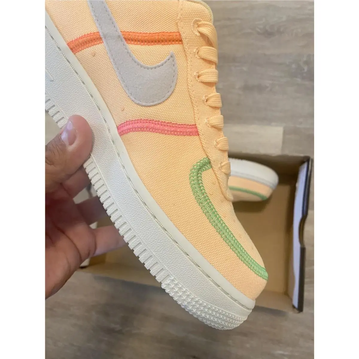 Nike shoes - Nike Air Force 1 `07 LX - CK6572-800 - Melon Tint-Photon Dust (UPC: 194276369326) 7
