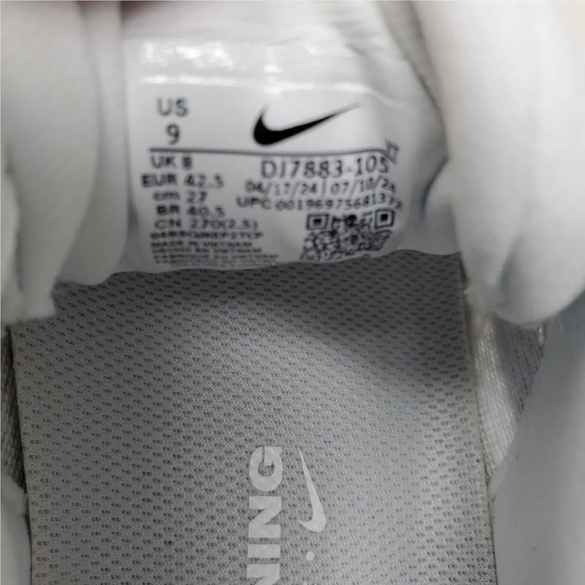 Nike shoes - Nike Air Zoom Structure 25 - DJ7883-105 - White 8