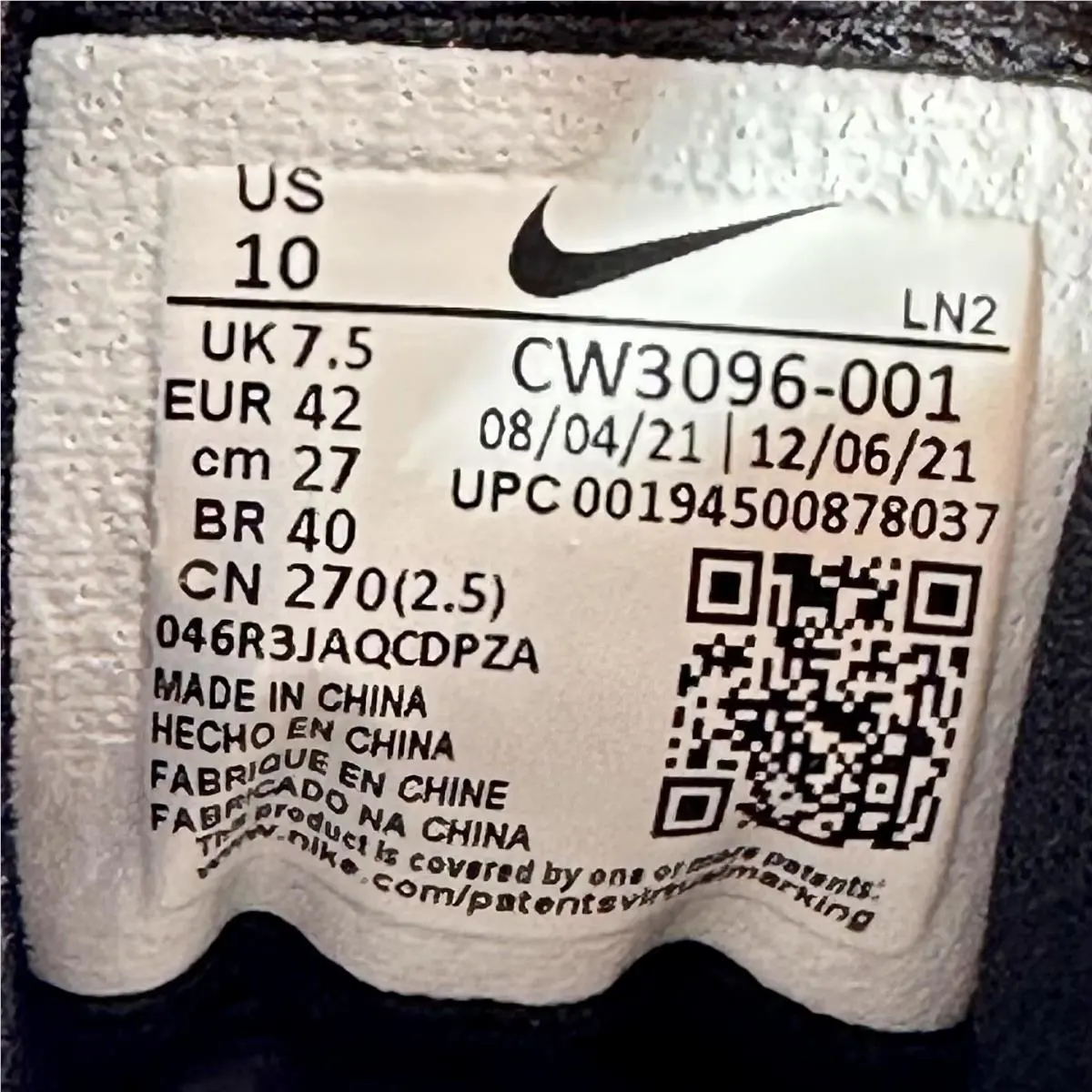 Nike shoes - Nike React Ace - React Ace - CW3096-001 - Black (UPC: 00194500878037) 10