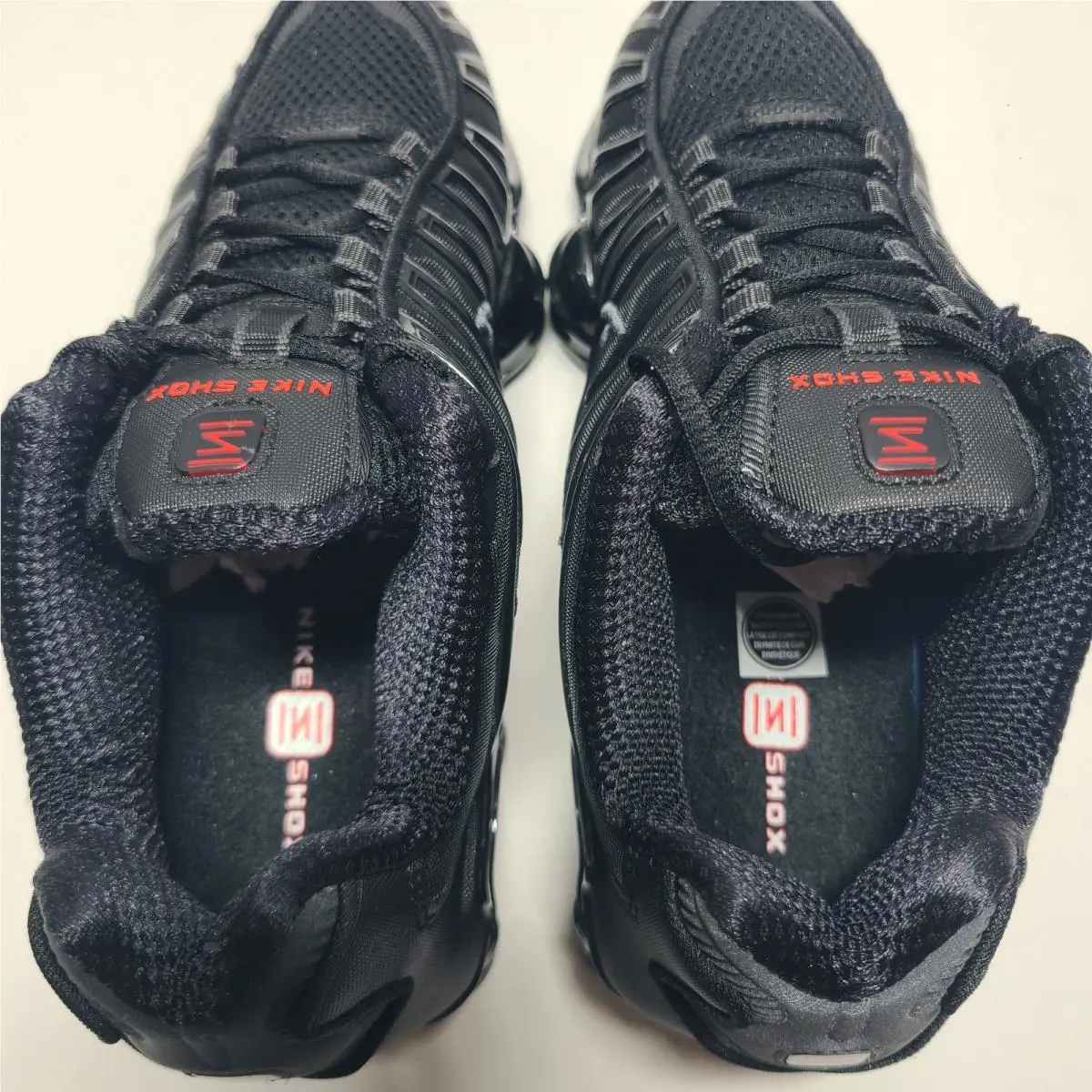 Nike shoes - Women`s Nike Shox TL - Shox - AR3566-002 - Black / Black-Metallic Hematite (UPC: 192498999857) 9